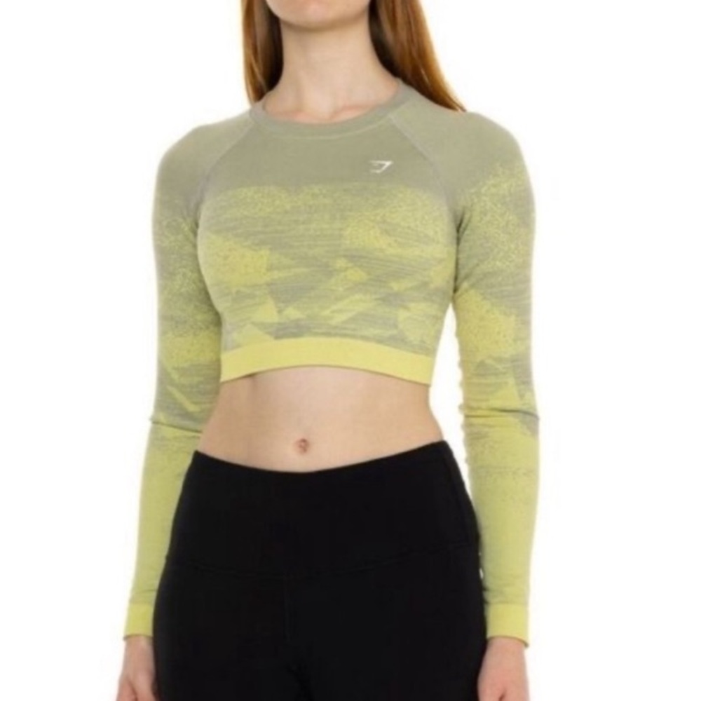 (B11) NEW Gymshark Adapt Ombre Crop Top, Size‎ Medium, NWOT